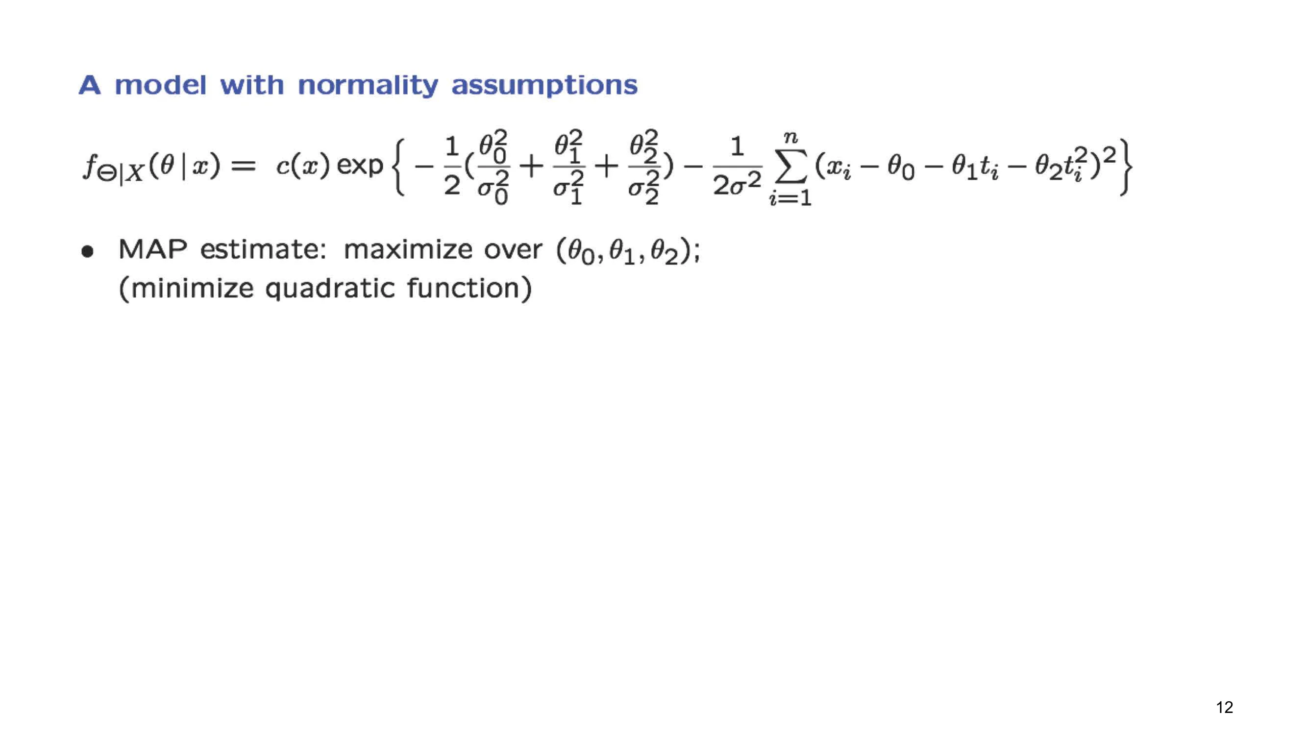 A model with normality